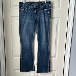 Silver Jeans Blue Boot Cut Denim Frances 18”